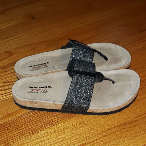 Skechers Slip-On Footbed Sandals - Picture 1 of 5